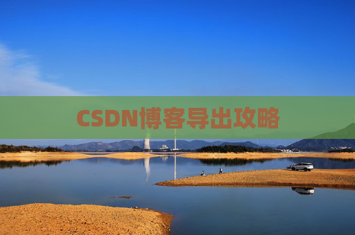 CSDN博客导出攻略